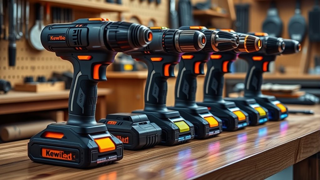 key cordless drill features