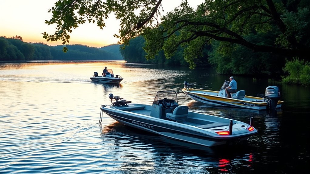key features for river bait boats