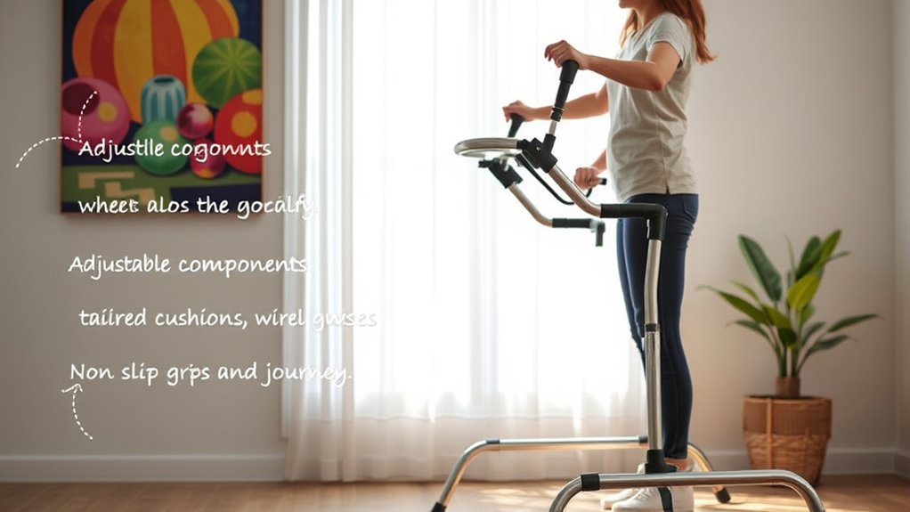 key rehab frame features