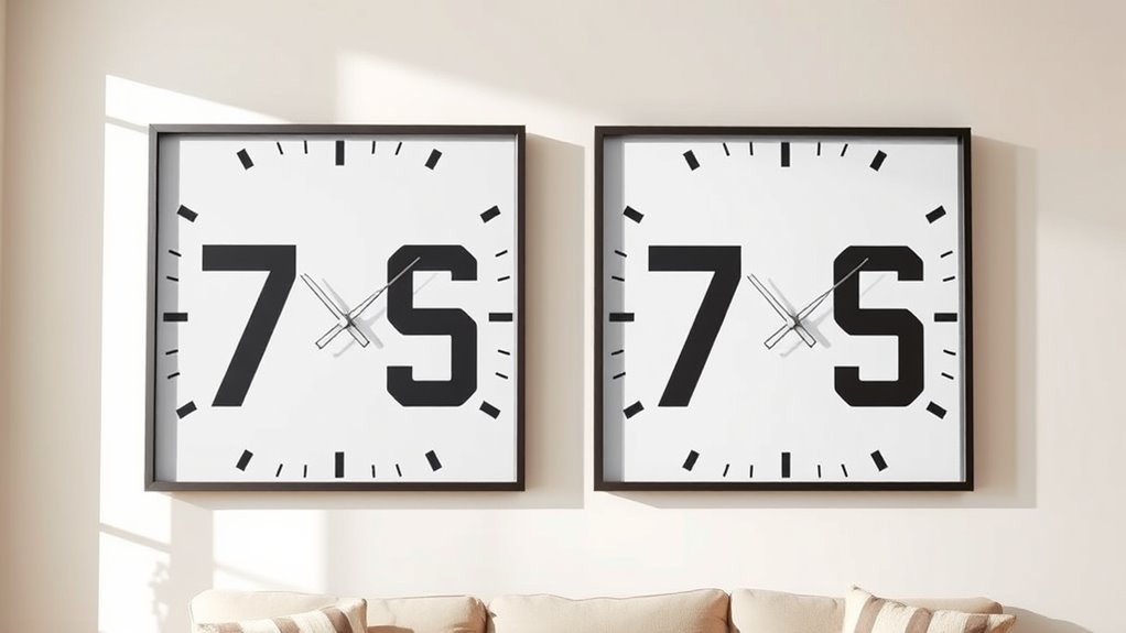 large easy to read clocks