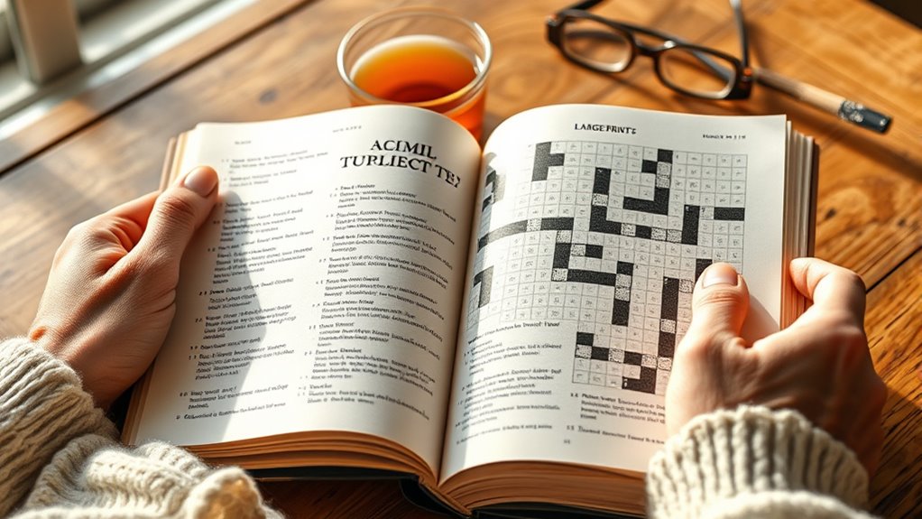 large print puzzle criteria