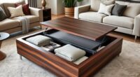 large stylish storage tables