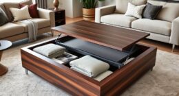 large stylish storage tables