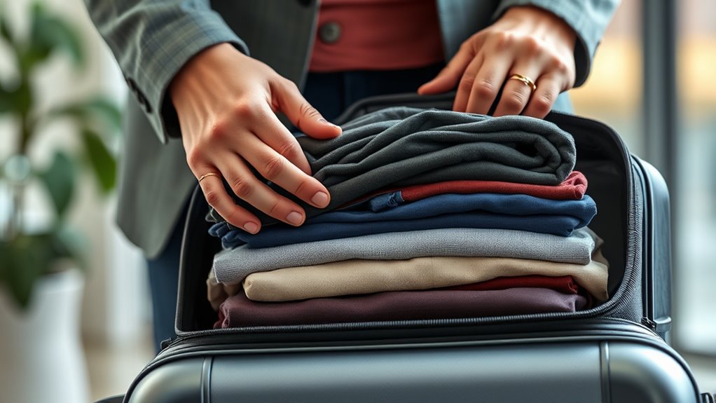 maintain proper travel posture