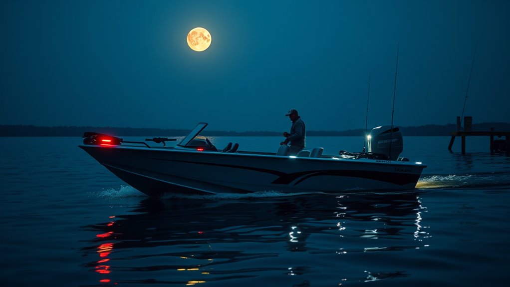 night fishing bait boat considerations