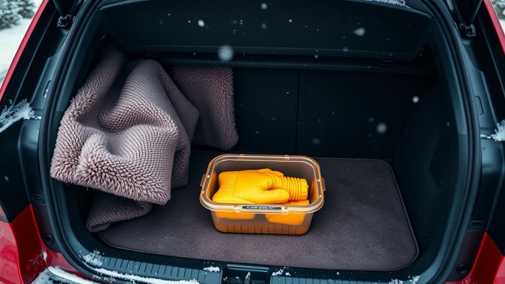 organize roadside emergency supplies