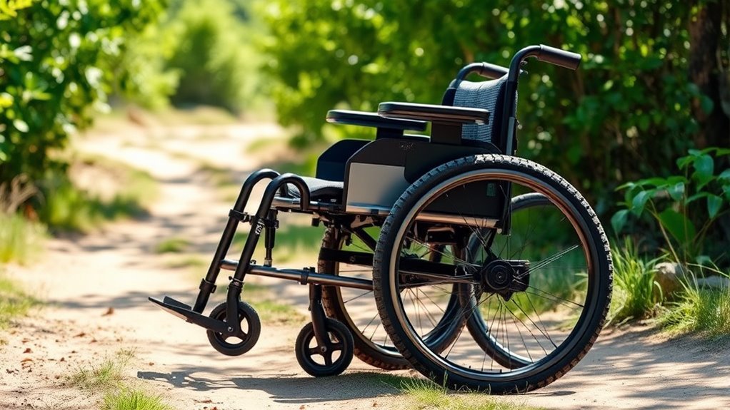 outdoor wheelchair features