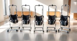 portable foldable patient lifts