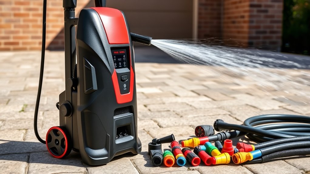 power pressure nozzle versatility