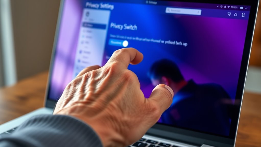 privacy settings and data security