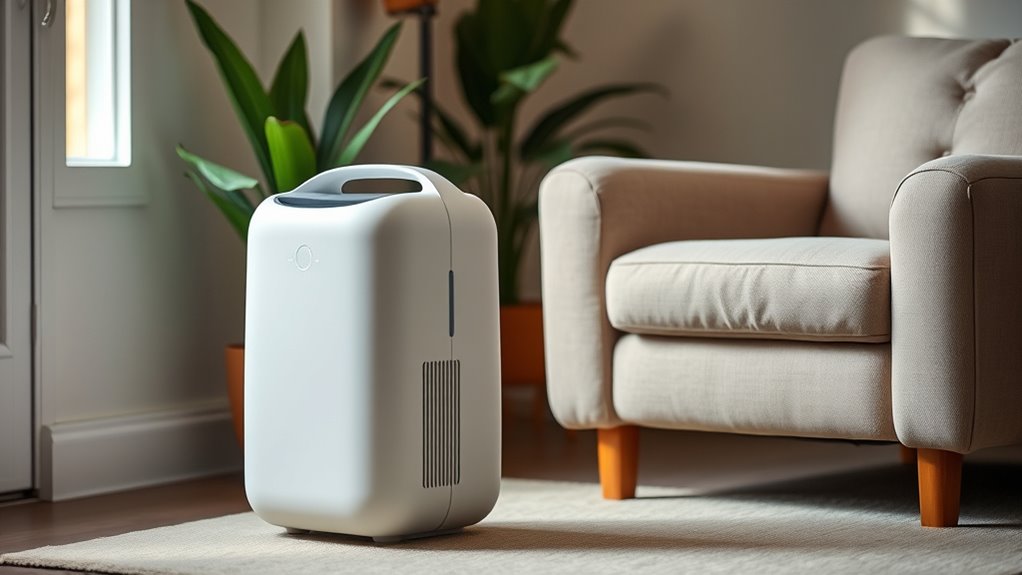 quiet adjustable portable oxygen concentrator