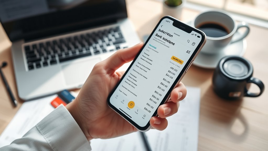 review bank statements regularly