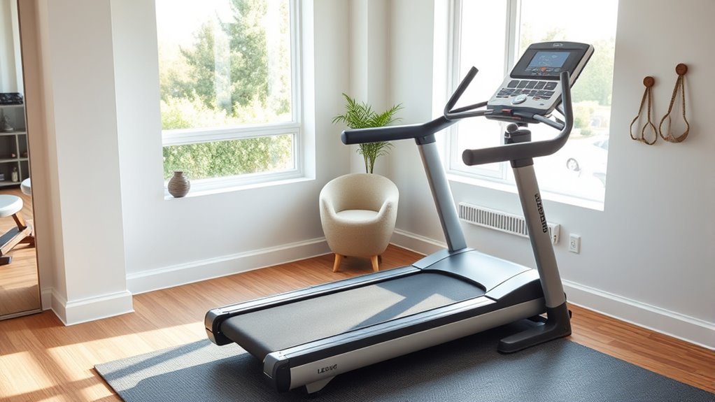 safe and user friendly treadmill