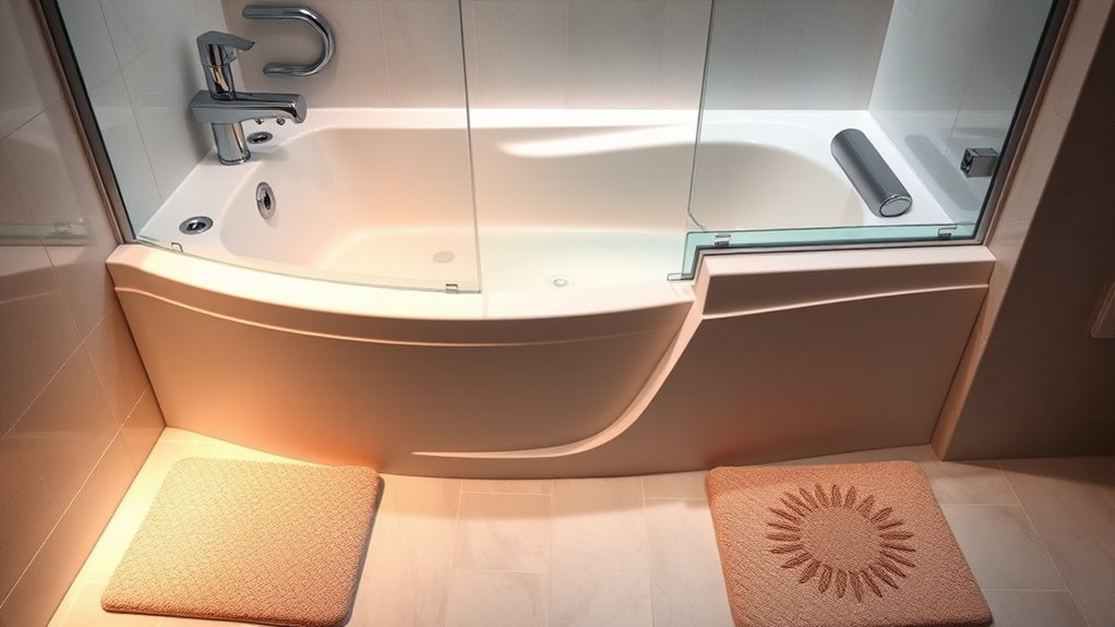 safe elderly walk in tubs