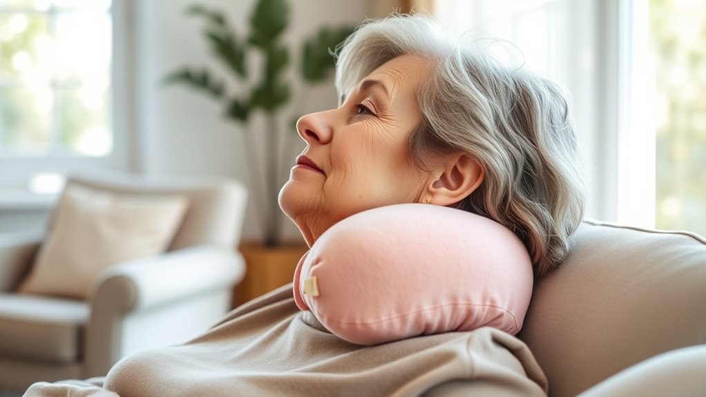 senior comfort focused neck pillow