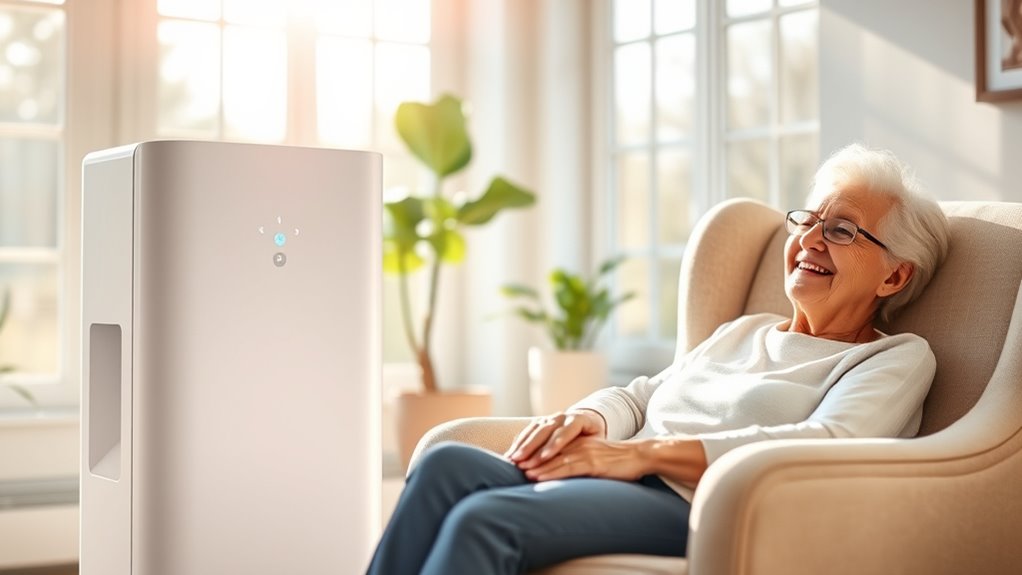 senior friendly air purifier features