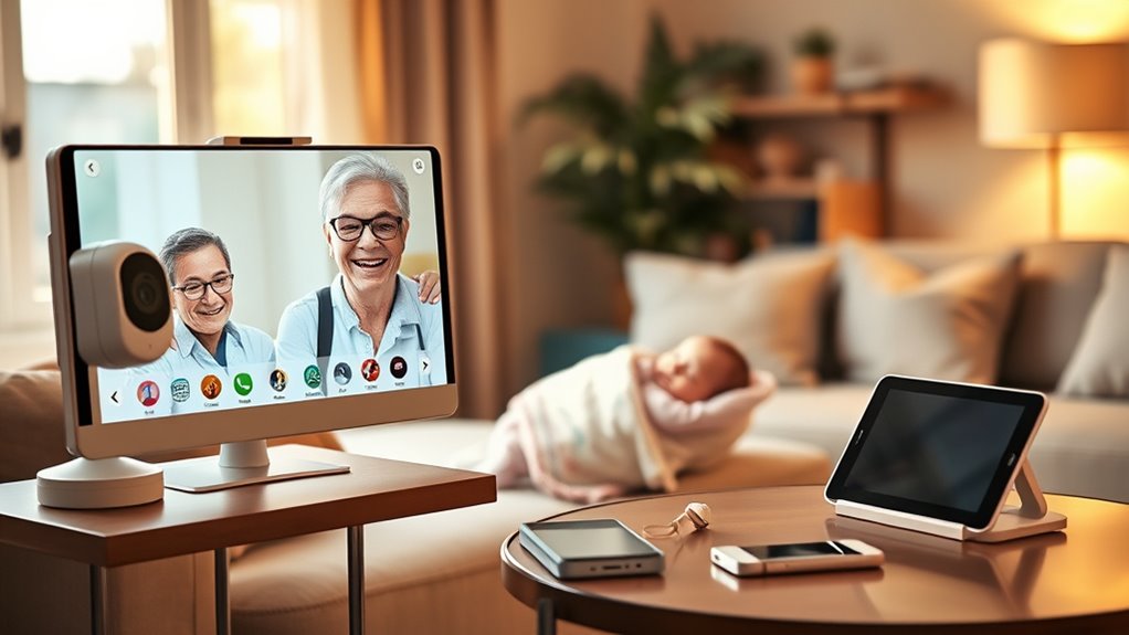 senior friendly baby monitors