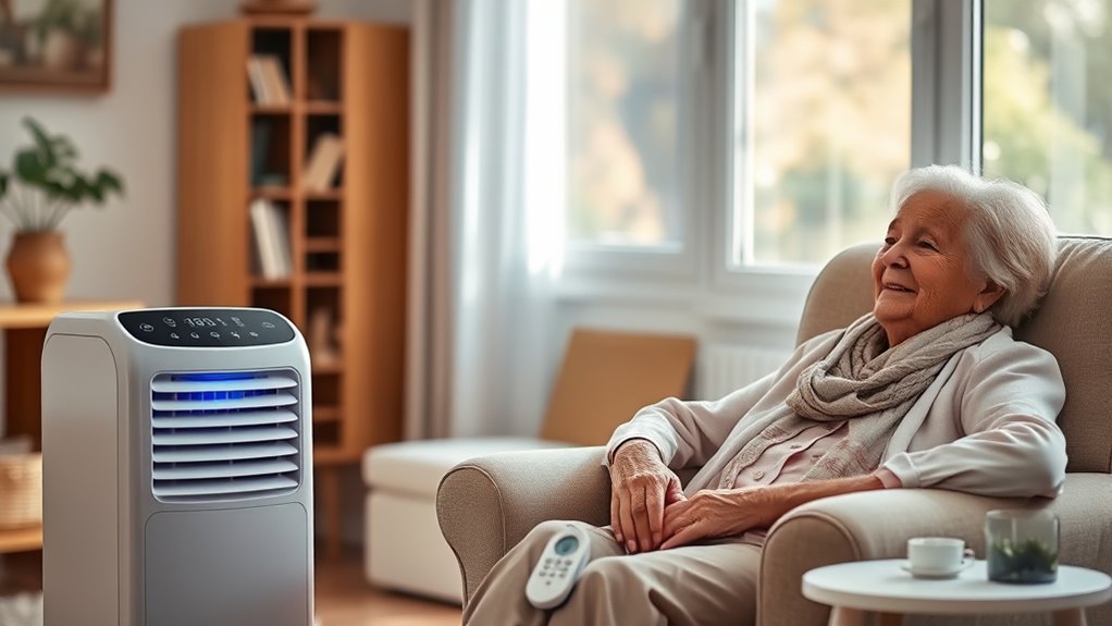senior friendly cooling features