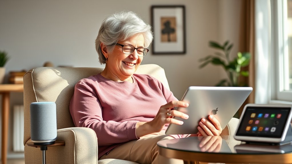 senior friendly device features