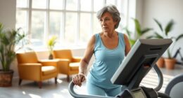 senior friendly elliptical exercise options