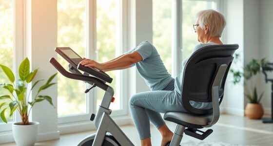 senior friendly exercise bike options