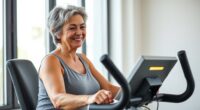 senior friendly exercise bike options