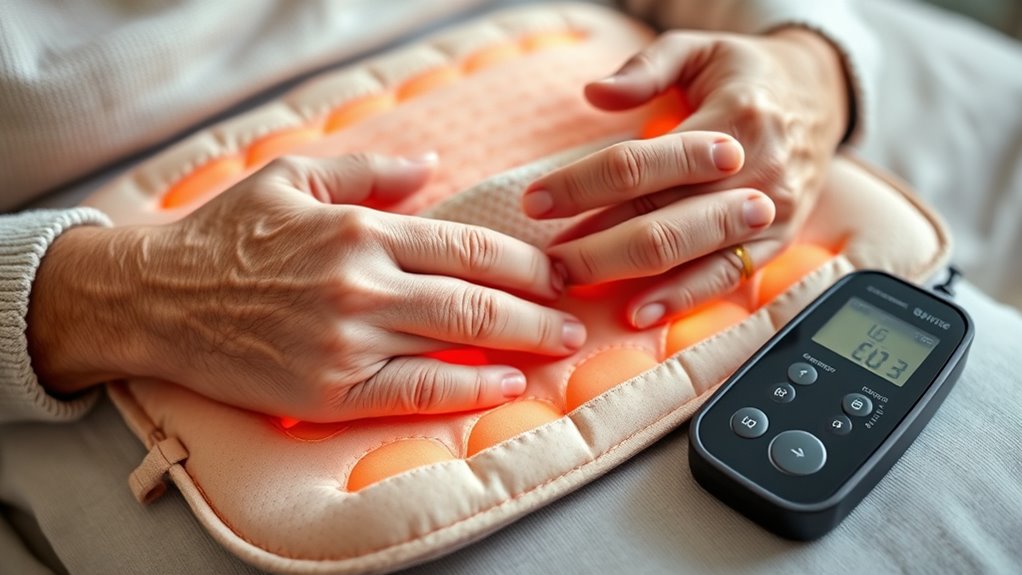 senior friendly heating pad features