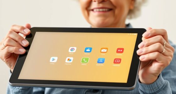 senior friendly large tablets