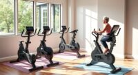 senior friendly recumbent cross trainers