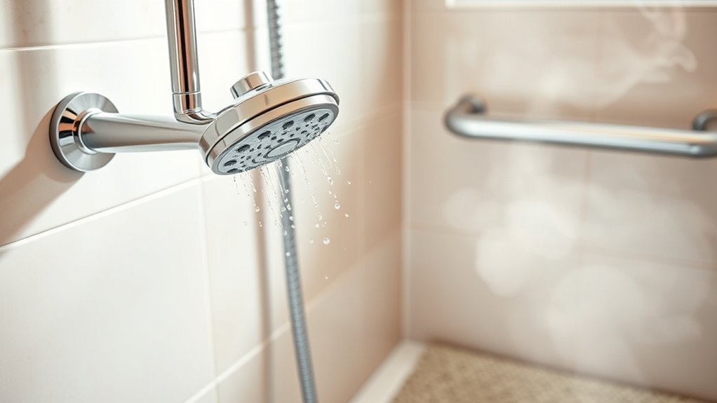senior friendly shower head features
