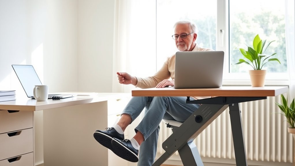 senior friendly under desk ellipticals