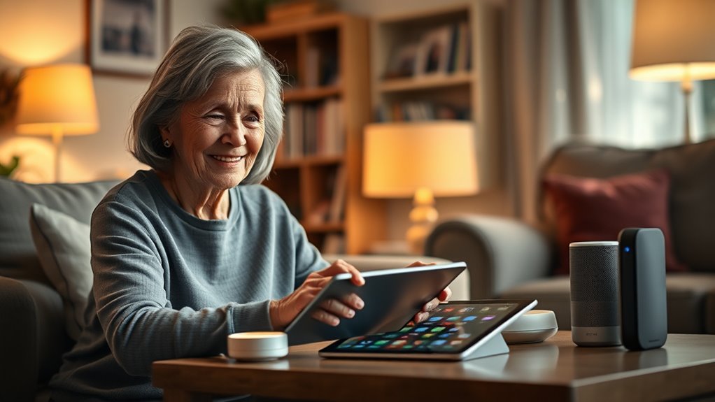 senior friendly voice assistant devices
