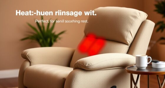 senior recliners with heat