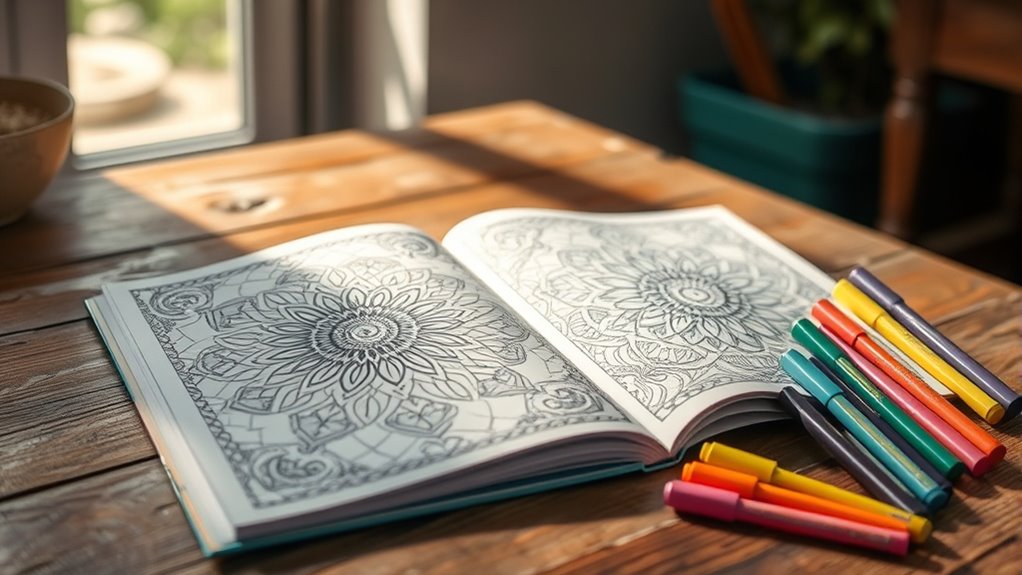 senior relaxation coloring books