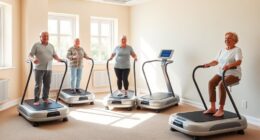 senior safe vibration workout equipment