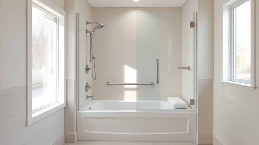 senior safety shower options