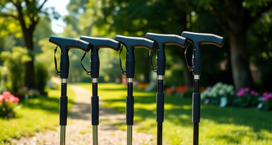 senior walking poles selection