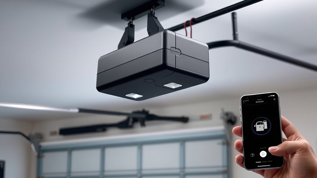 smart garage door features