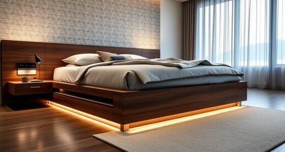 storage and usb platform beds
