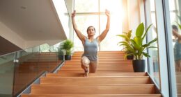 stretching eases stair climbing