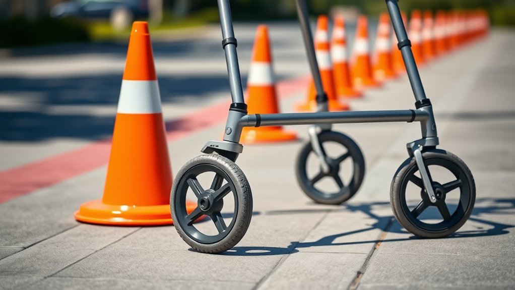 test maneuverability and turning