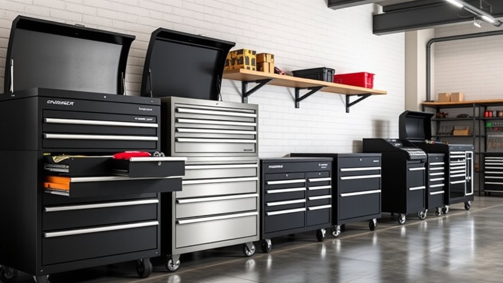 tool chest size durability organization