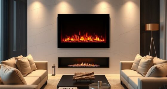 top 15 stylish electric fireplaces