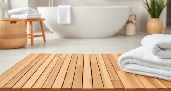 top bamboo bathroom mats