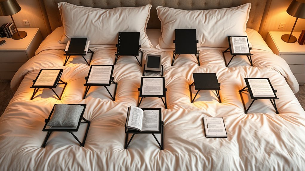 top bed lapstands for comfort