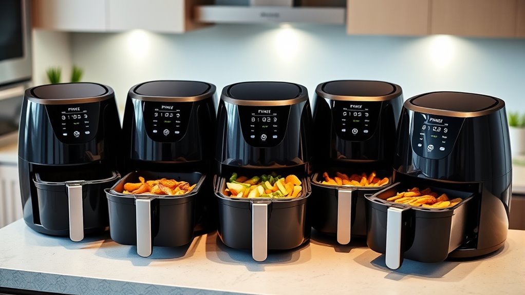 top dual basket air fryers