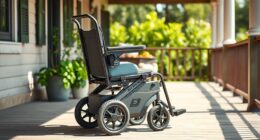 top folding electric wheelchairs
