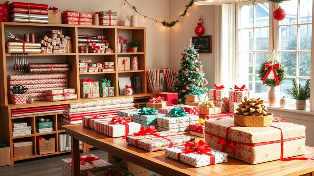 top gift wrapping stations