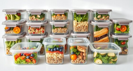 top glass food storage