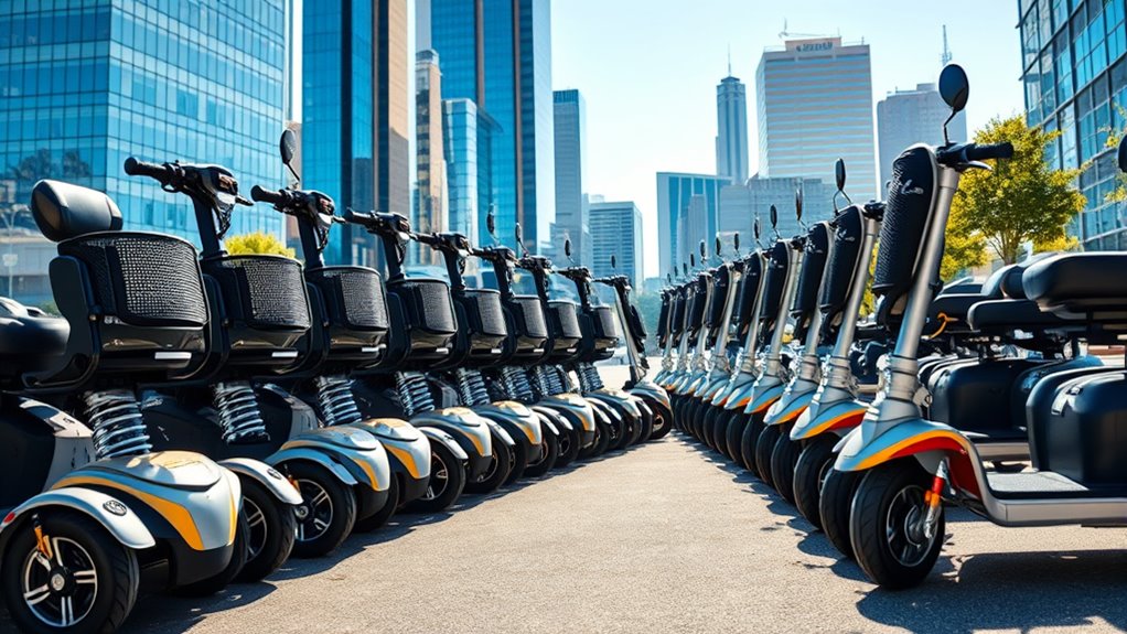 top premium suspension scooters